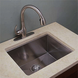  Empire Industries Zero Radius Single Stainless Sink 