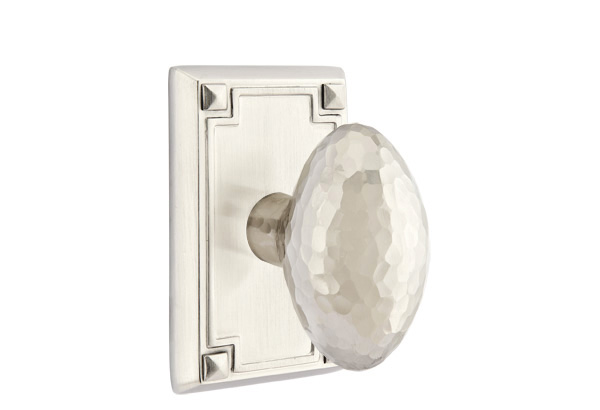  Emtek Hammered Egg Knob 