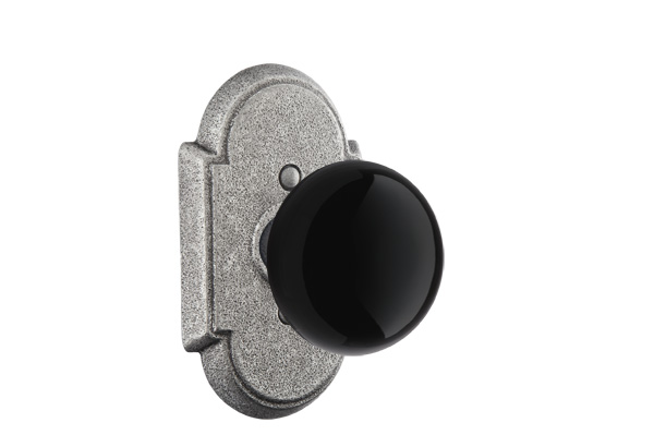  Emtek Madison Black Knob 