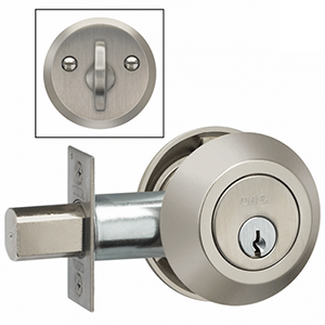  Omnia Hardware Single Cylinder Modern Deadbolt 