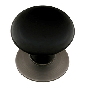  Emtek 1-3/8_dq_ Ebony Knob 