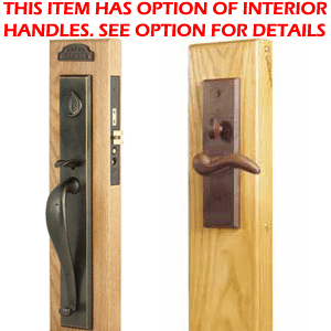  Emtek Rectangular Mortise Handleset 