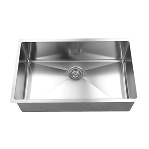  Empire Industries 3/8_dq_ Radius Single Stainless Sink 