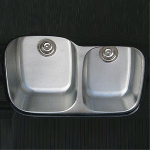  Empire Industries Double Bowl Stainless Sink 