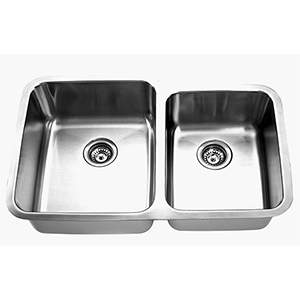  Empire Industries Double Bowl Stainless Sink 