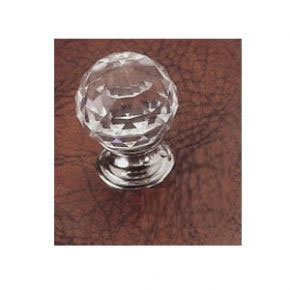  Top Knobs 1-1/8_dq_ Crystal Cabinet Knob 