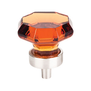  Top Knobs 1-1/8_dq_ Wine Crystal Knob 