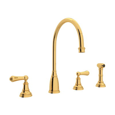  Rohl Widespread Kitchen Faucet 