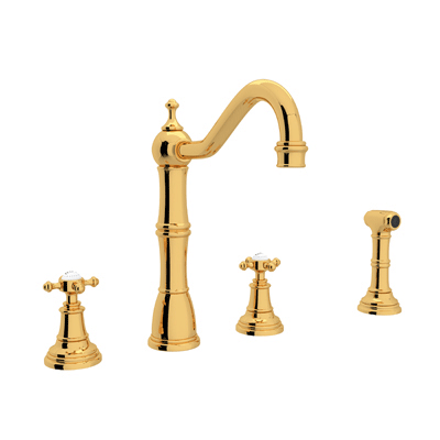  Rohl Widespread Kitchen Faucet 