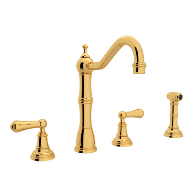  Rohl Widespread Kitchen Faucet 