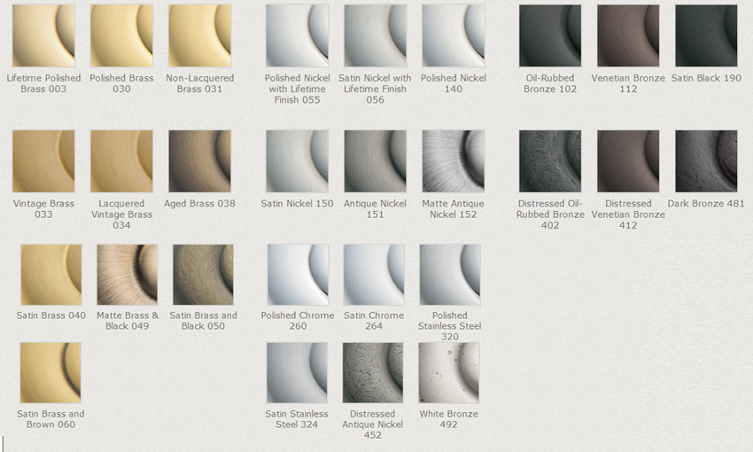 Baldwin Hardware 5080 Door Hardware Fillmore Crystal Knob